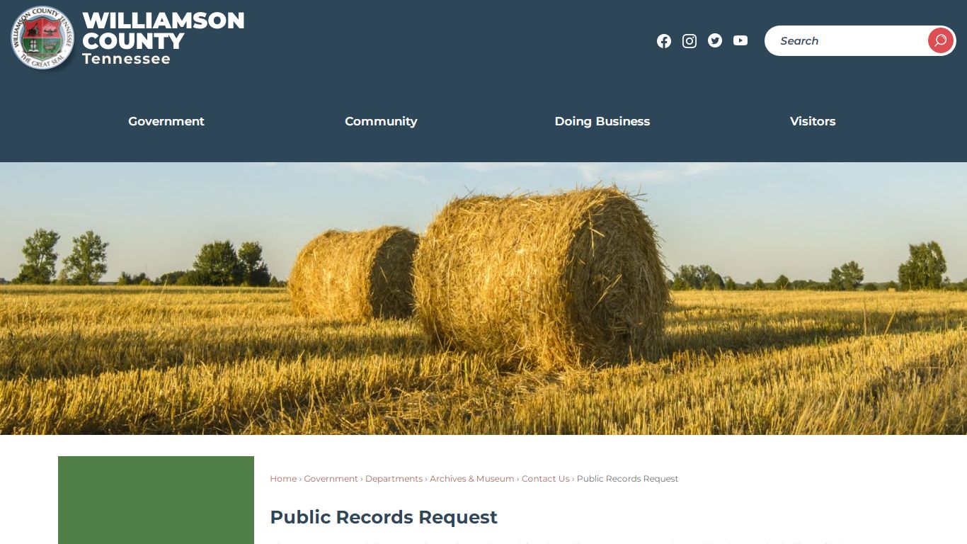 Public Records Request | Williamson County, TN - Official Site